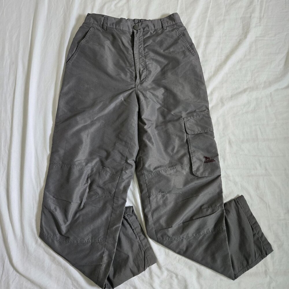 Vintage Silver Insulated Snow Pants - Women - Height 170cm - FREE shipping